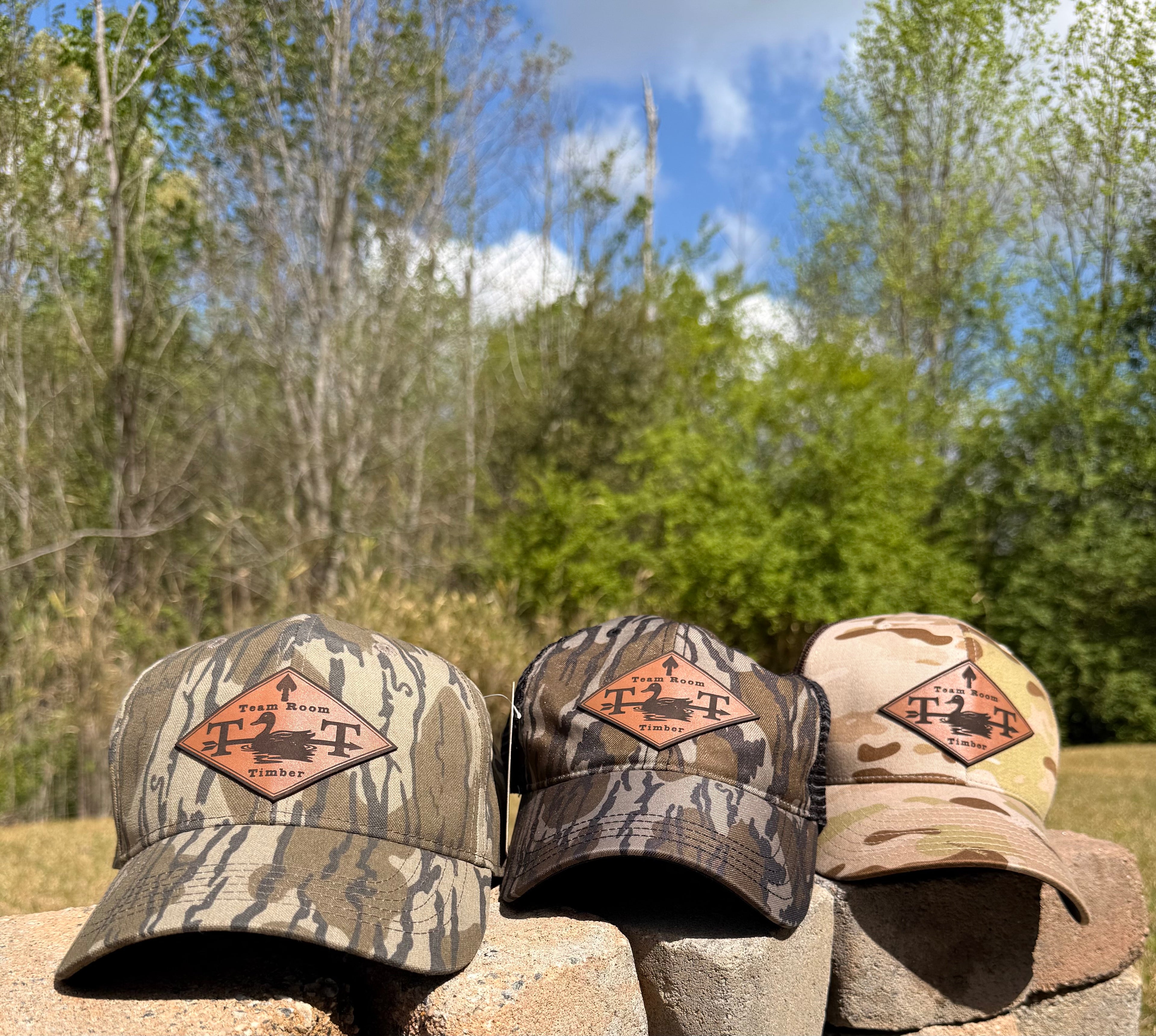 T2T Leather Patch Hats